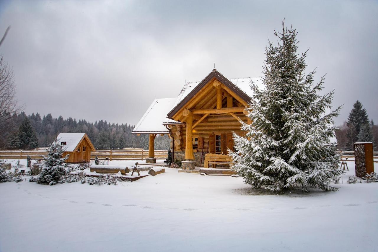 Kraljica Sume - Divjake Log Home Hlevci ภายนอก รูปภาพ